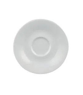 Sous-tasse à thé rond blanc porcelaine Ø 13 cm Paula