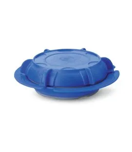 Assiette creuse rond bleu copolyester Ø 23 cm Thermodynamique Saint Romain