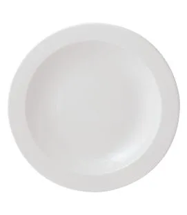 Assiette creuse rond blanc porcelaine Ø 22 cm Venus