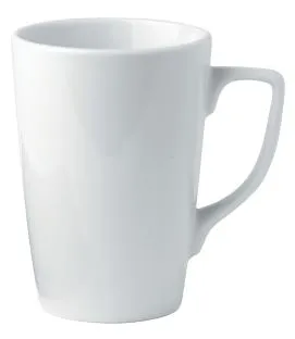 Mug blanc porcelaine 25 cl Ø 7,5 cm Ameryka Essentials Collection