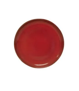 Assiette creuse rond rouge grès émaillé Ø 21 cm Gres Couleur Pro.mundi