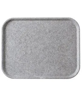 Plateau polyester gris 46x36 cm Poly Str Platex
