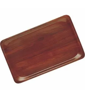 Plateau bois compresse marron 38x27 cm Capri Cambro