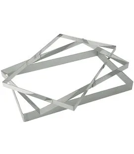 Cadre mousse et entremets inox Sans revêtement 57x37x3,5 cm De Buyer