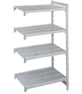 Rayonnage additionnel acier 94 cm x 170 cm 720 kg 4 étagères Camshelving Cambro
