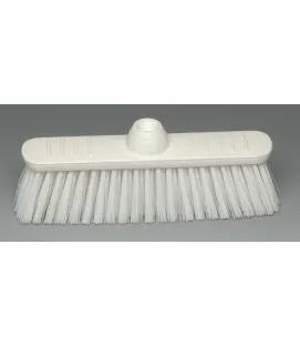 Balai mi-dur blanc 29 cm Brosshygien Thomas