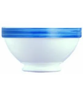 Bol rond bleu verre opal 51 cl Ø 13 cm Brush Arcoroc
