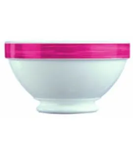 Bol rond rouge verre opal 51 cl Ø 13 cm Brush Arcoroc