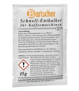 Détartrant spécial machine à café 68x4x100 mm Bartscher (30 pièces)