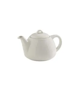 Théière rond blanc porcelaine 40 cl Ø 11 cm Slim O Pro.mundi