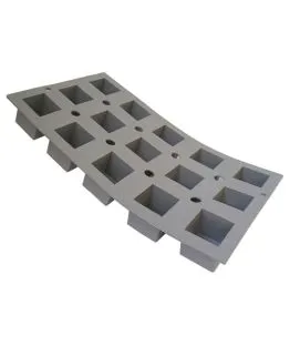 Plaque 15 mini cubes silicone GN 1/3 30x17,6x3,5 cm Elastomoule De Buyer