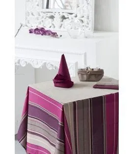 Set de table rectangulaire blanc polyester Linelys Sonolys