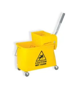 Seau à roulettes avec presse à plat 20 L