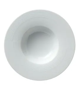 Assiette extra creuse rond blanc porcelaine Ø 27 cm Gourmet