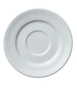 Sous-tasse à expresso rond blanc porcelaine Ø 12,5 cm Ruby