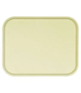 Plateau polyester vanille 46x36 cm Poly One Platex
