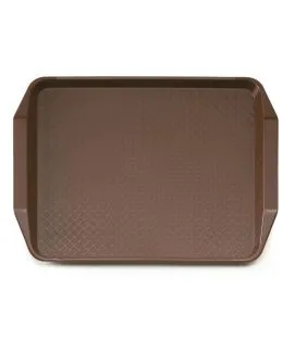 Plateau polypropylène (pp) marron 41x30 cm Fast Food Cambro
