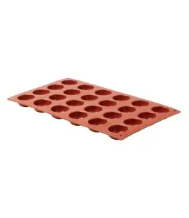 Plaque 24 petits fours ronds silicone GN 1/3 29,5x17,5x1,6 cm Pro.cooker