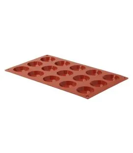 Plaque 15 mini tartelettes silicone GN 1/3 29,5x17,5 cm Pro.cooker