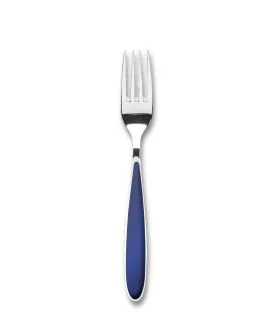 Fourchette de table bleu inox 20 cm Amande Tarrerias Bonjean