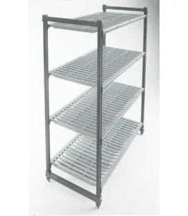 Rayonnage plastique 91 cm x 183 cm 800 kg 4 étagères Basics Plus Cambro