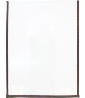 Protège-menu rectangulaire transparent Securit (3 pièces)