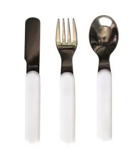 Fourchette blanc ABS 14,5 cm Vaisselle Enfance Plastorex