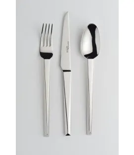 Couteau de table monobloc cranté 24,4 cm Rubis Eternum