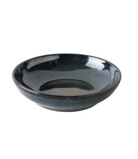 Assiette creuse rond bleu grès émaillé Ø 23 cm Gres Couleur Pro.mundi