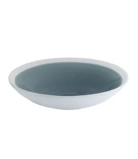 Assiette extra creuse rond bleu grès émaillé Ø 24 cm Winter Pro.mundi