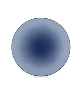 Assiette coupe plate rond bleu porcelaine culinaire Ø 31,5 cm Revol