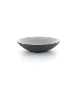 Assiette coupe creuse rond gris porcelaine culinaire Ø 24 cm Revol