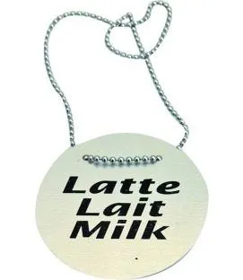 étiquette lait inox Compact Pintinox
