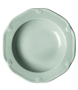 Assiette creuse rond gris porcelaine culinaire Ø 22 cm Ecletique Pillivuyt