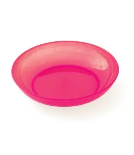 Assiette plate rond rouge polypropylène (pp) Ø 18,5 cm Vaisselle Enfance Plastorex