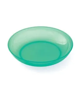 Assiette plate rond vert polypropylène (pp) Ø 18,5 cm Vaisselle Enfance Plastorex
