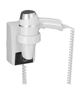 Sèche-cheveux avec prise rasoir blanc 1400 W Clipper Ii Jvd