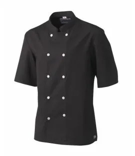 Veste de cuisine homme manche courte noir T5 Blake Molinel