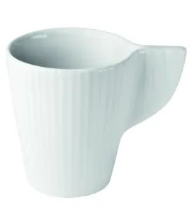 Tasse à expresso rond blanc porcelaine culinaire 9 cl Canopee Pillivuyt