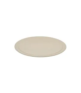 Assiette plate rond beige grès émaillé Ø 23 cm Bahia Degrenne