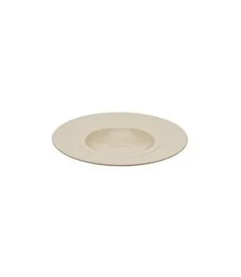 Assiette creuse rond beige grès émaillé Ø 23 cm Bahia Degrenne