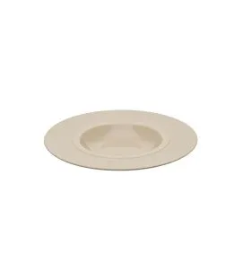 Assiette creuse rond beige grès émaillé Ø 26 cm Bahia Degrenne