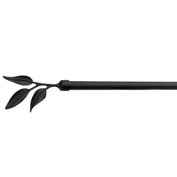 Kit barre à rideaux ELEGANCE noir 1,9 cm de 165,0 à 310 cm - 4MURS