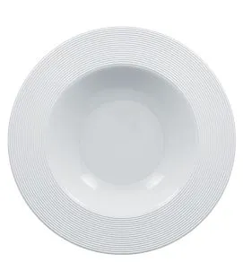 Assiette creuse rond blanc porcelaine vitrifiée Ø 22,7 cm Evolution Rak