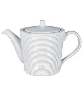 Théière rond blanc porcelaine vitrifiée 40 cl Ø 10,5 cm Evolution Rak
