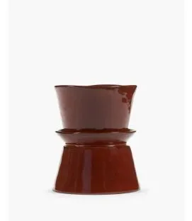Bol de présentation rond Venetian red grès émaillé Ø 19 cm La Mère Serax
