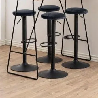Tabouret de bar Finley - gris foncé