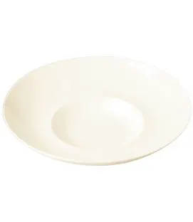 Assiette creuse gourmet rond ivoire porcelaine vitrifiée Ø 26 cm Fine Dine Rak