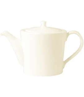 Théière rond ivoire porcelaine vitrifiée Fine Dine Rak