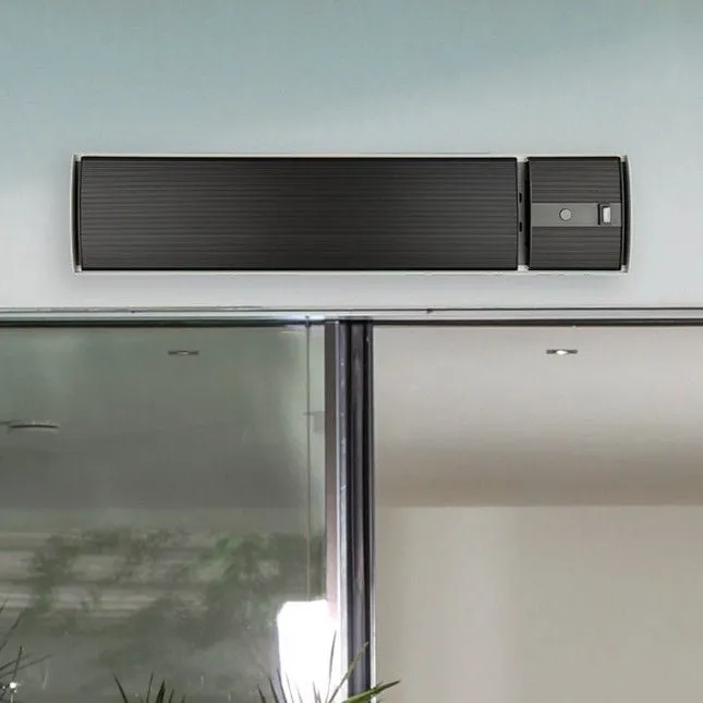 Chauffage de terrasse électrique Hermes - noir